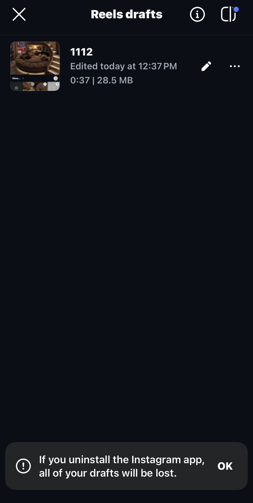Everything About Instagram Drafts: 2026 Edition 17 Drafts Are Removed After You Uninstall Instagram