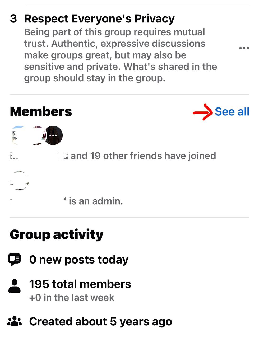 How to Delete a Facebook Group (Desktop and Mobile) – Complete 2026 Guide 12 Tap on “See all” to View All Members