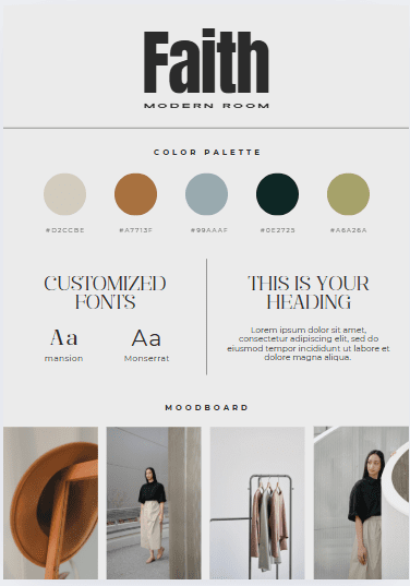 A Brand Kit Template on Canva 
