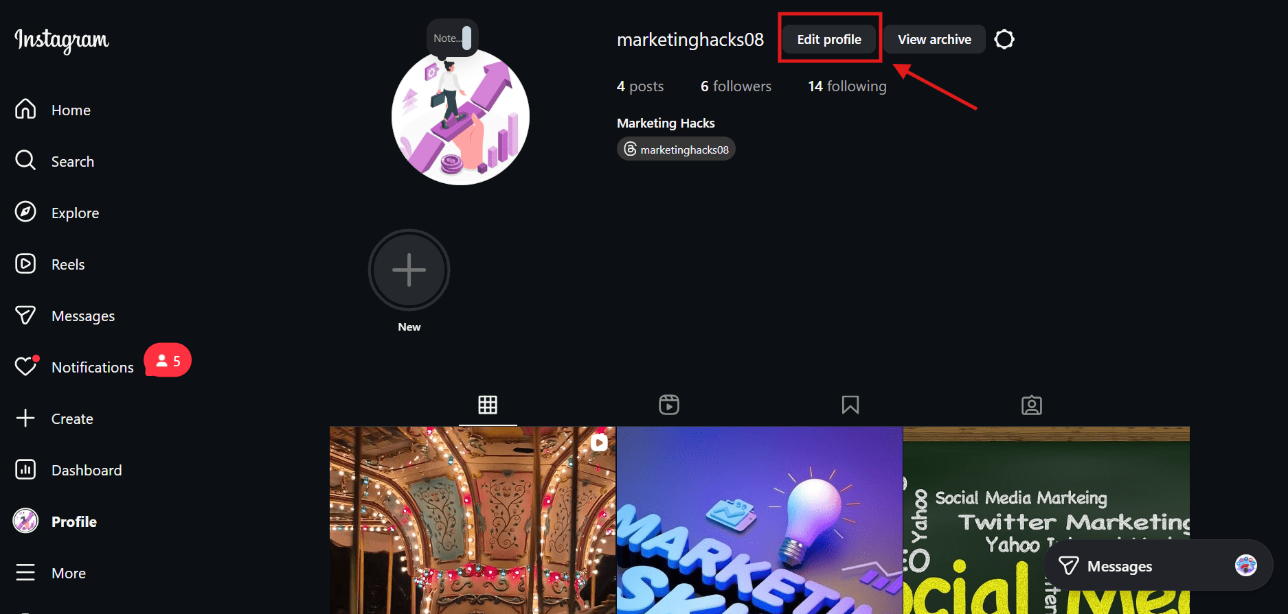 How to Change Your Name on Instagram in 2026: Complete Guide 15 Click “Edit Profile”