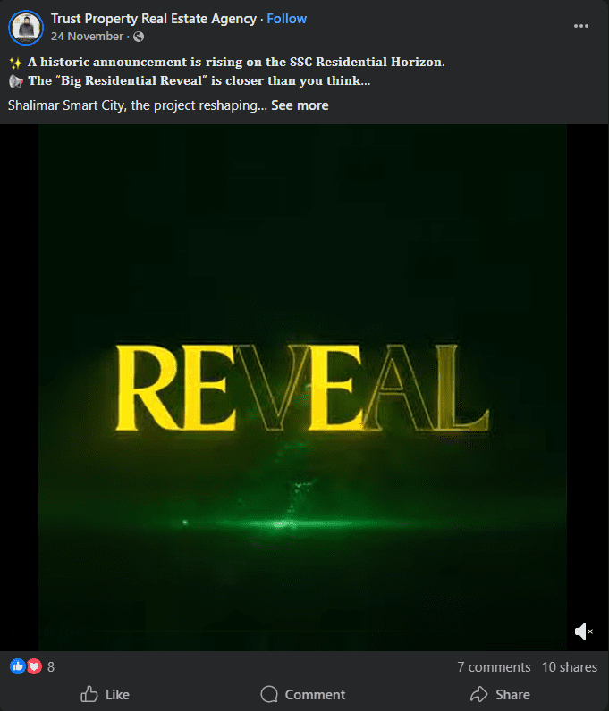 Social Media Marketing for Property Management: A Guide for Mixed-Use Property Managers 7 A Property Announcement Post on Facebook