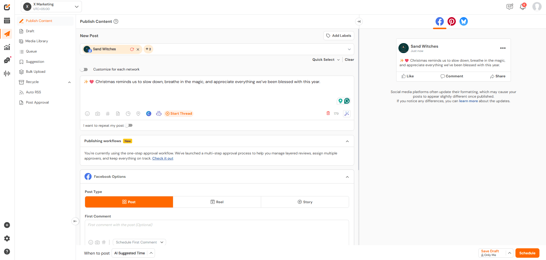 Social Champ's Dashboard