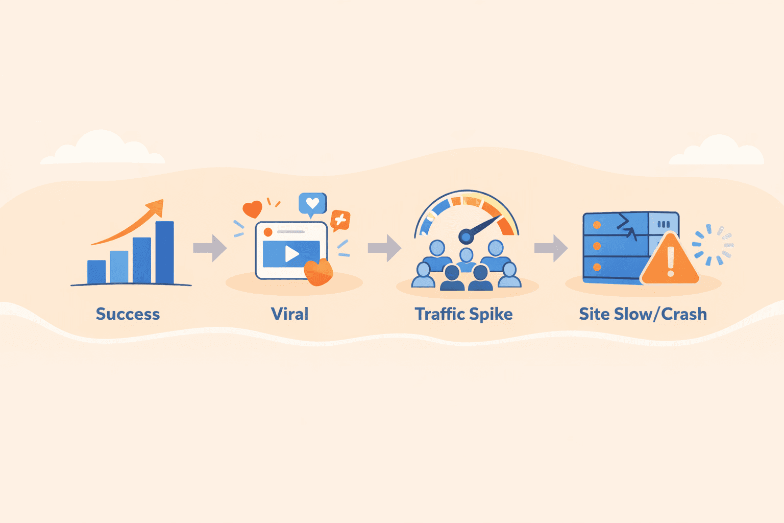 The Impact of Managed Hosting on Social Media Funnels: Speed, Stability, and Conversions 6 stability during traffic spikes